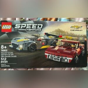 Lego Speed Champions Chevrolet Set - Gray and Red - discontinued